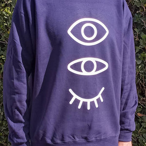 Women's Navy Blue Eyevate Eyecon Sweatshirt