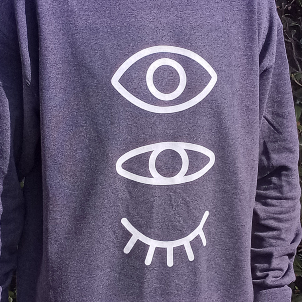 Women's Grey Eyevate Eyecon Sweatshirt