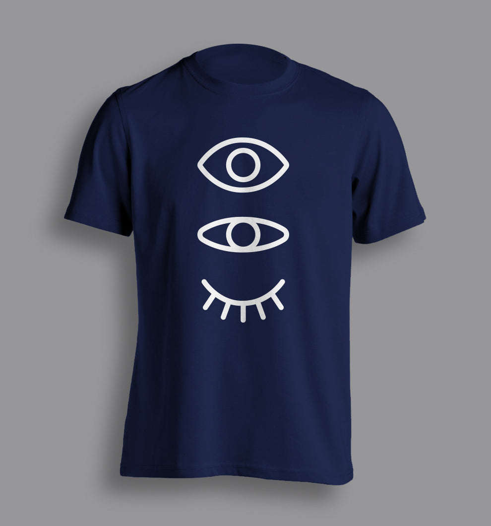 Men's Navy Blue Short Sleeve Eyevate Eyecon T-Shirt