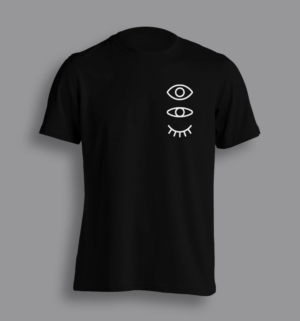 Men's Black Short Sleeve Eyevate Eyecon (Heart) T-Shirt