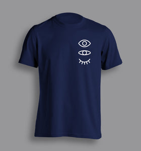 Men's Navy Blue Short Sleeve Eyevate Eyecon (Heart) T-Shirt