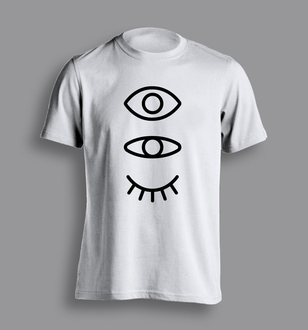 Men's White Short Sleeve Eyevate Eyecon T-Shirt